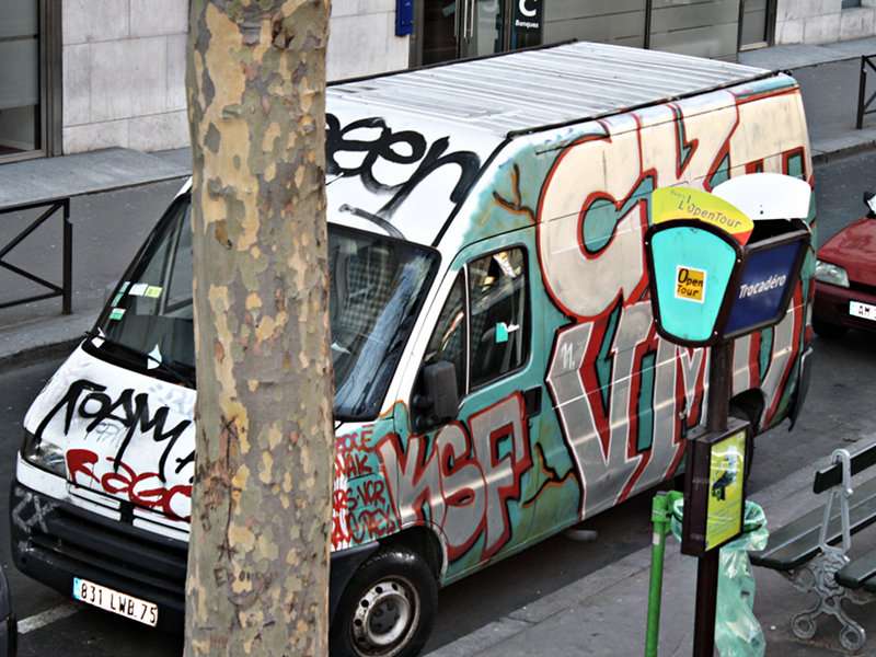 Graffiti Van Spotted In France