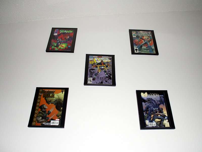 Comic Book Frame Wall x5