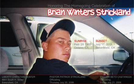 R.I.P. Brian Winters Strickland