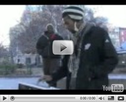 Damu Displaying His Skills In Washington Square